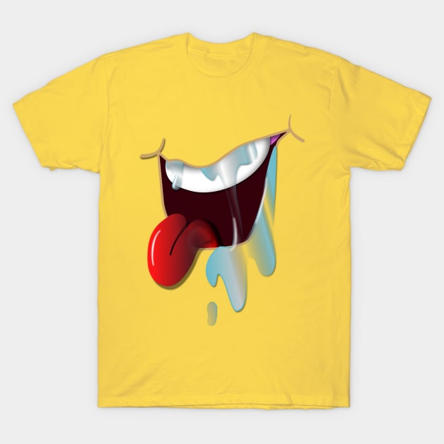 Drooling Smile T-Shirt by JAC3D